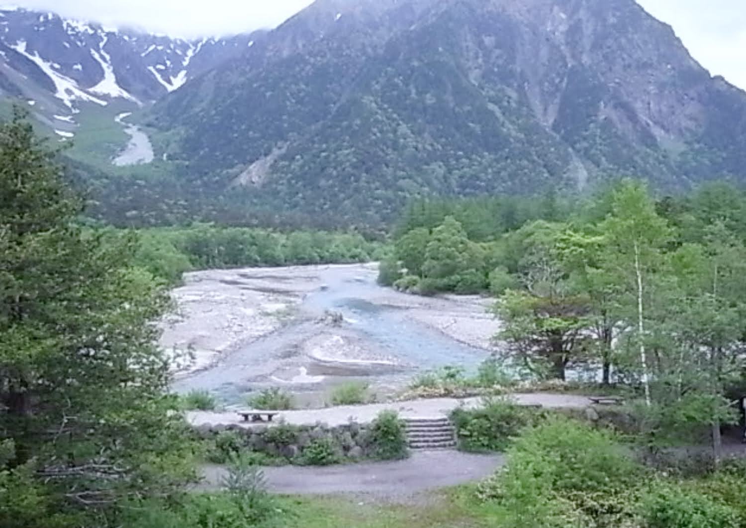 上高地の山々