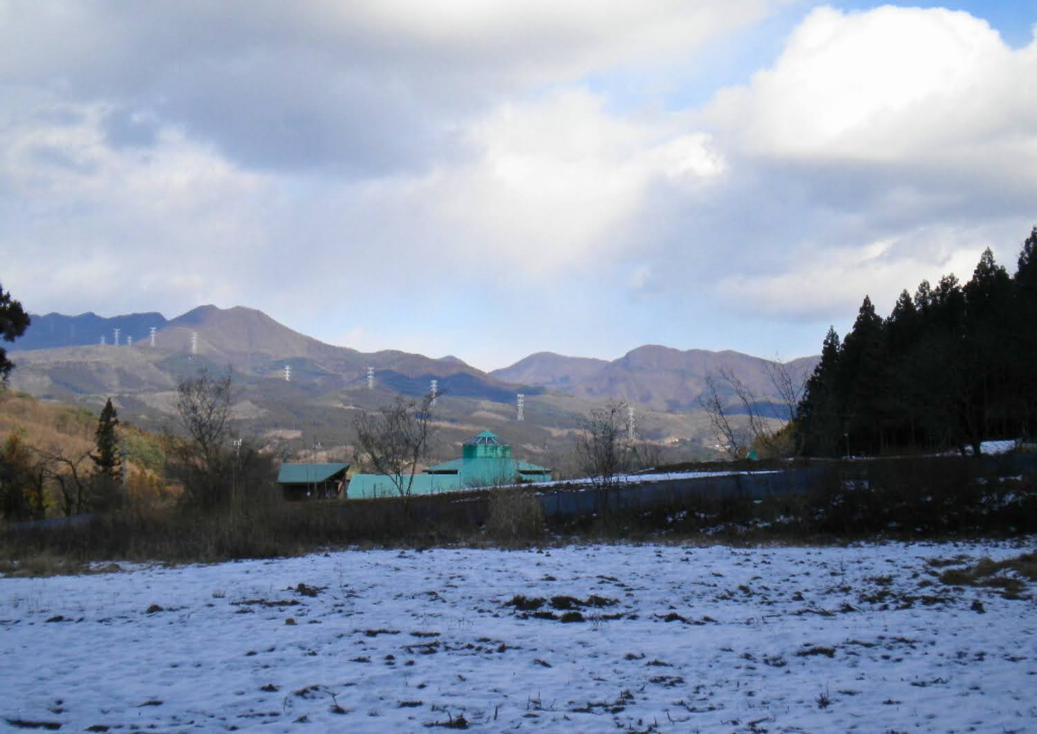 冬の倉渕村相間川温泉