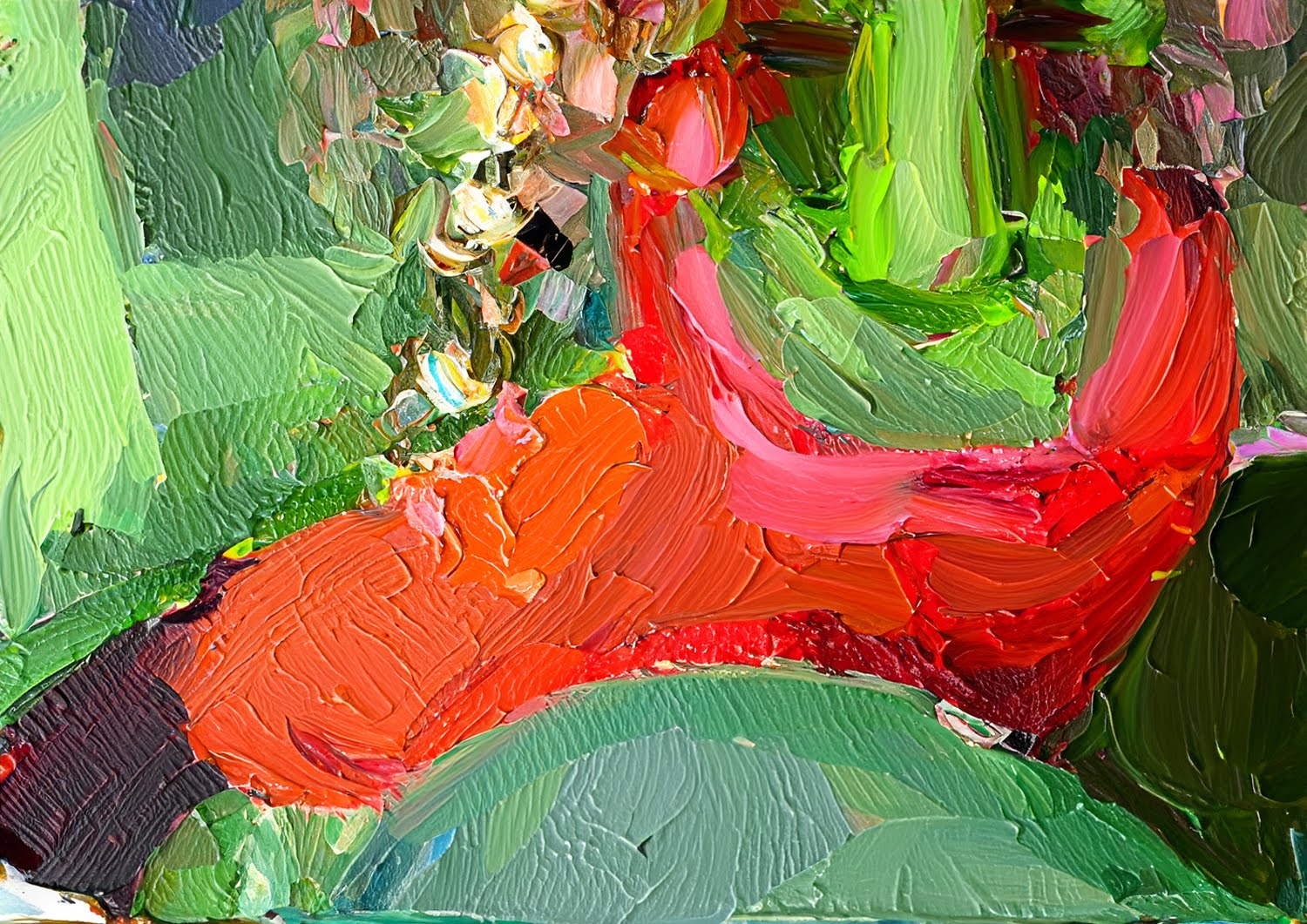 今日一のショットを絵画にしてみました